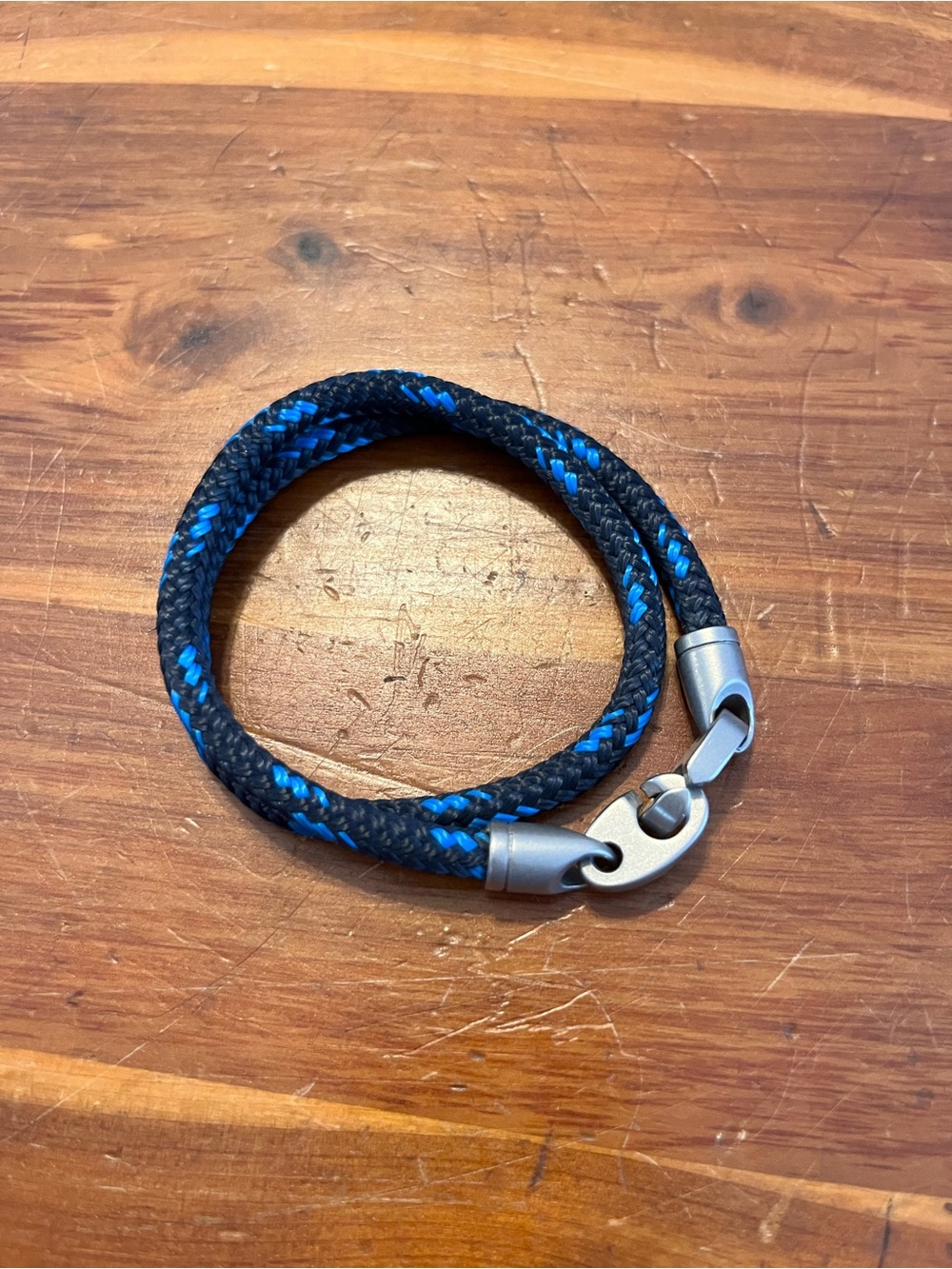 Sailormade Brummel Clasp Contender Double Rope Bracelet with Stainless Steel